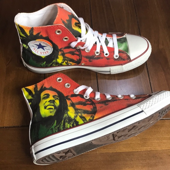 bob marley chuck taylors